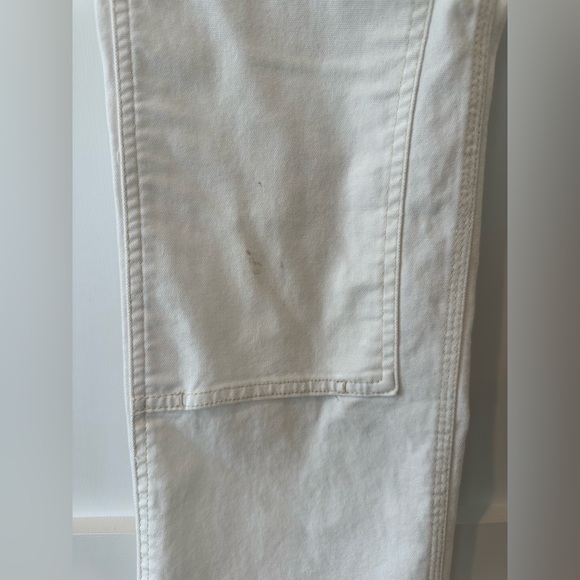 DOVETAIL women’s Anna Task Pant 4, 34” inseam white work pants - Picture 8 of 9